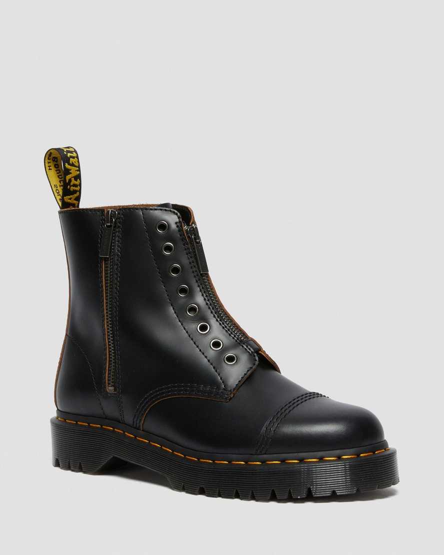 Dr. Martens 1460 Laceless Bex Deri Erkek Originals Botlar - Bot Siyah |MBHRV0584|